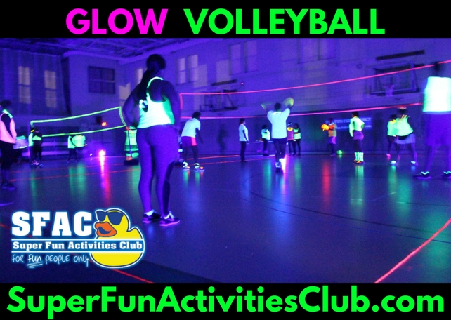 Glow Volleyball - Super Fun Activities Club