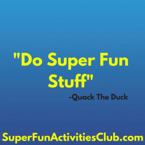 Wise advice from Quack The Duck